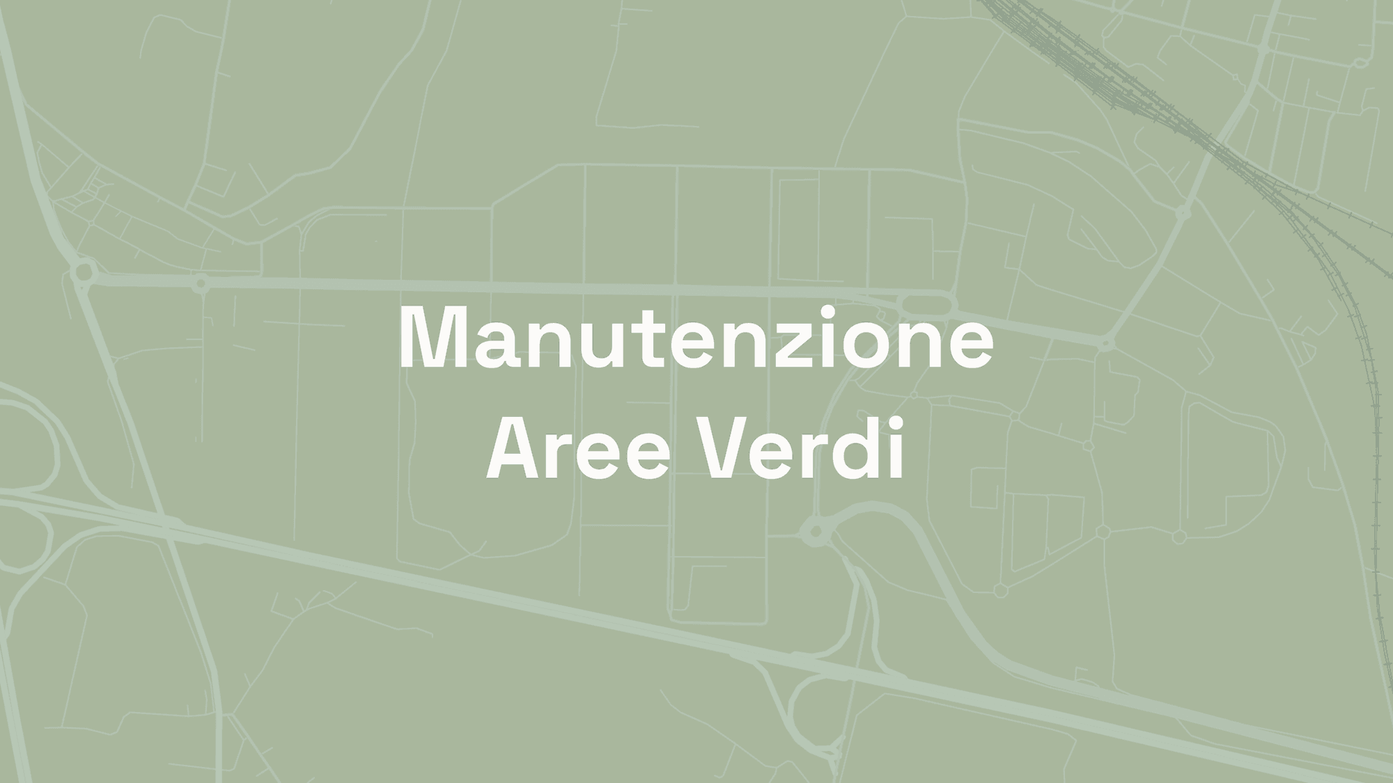 Manutenzione Aree Verdi Marzo 2025