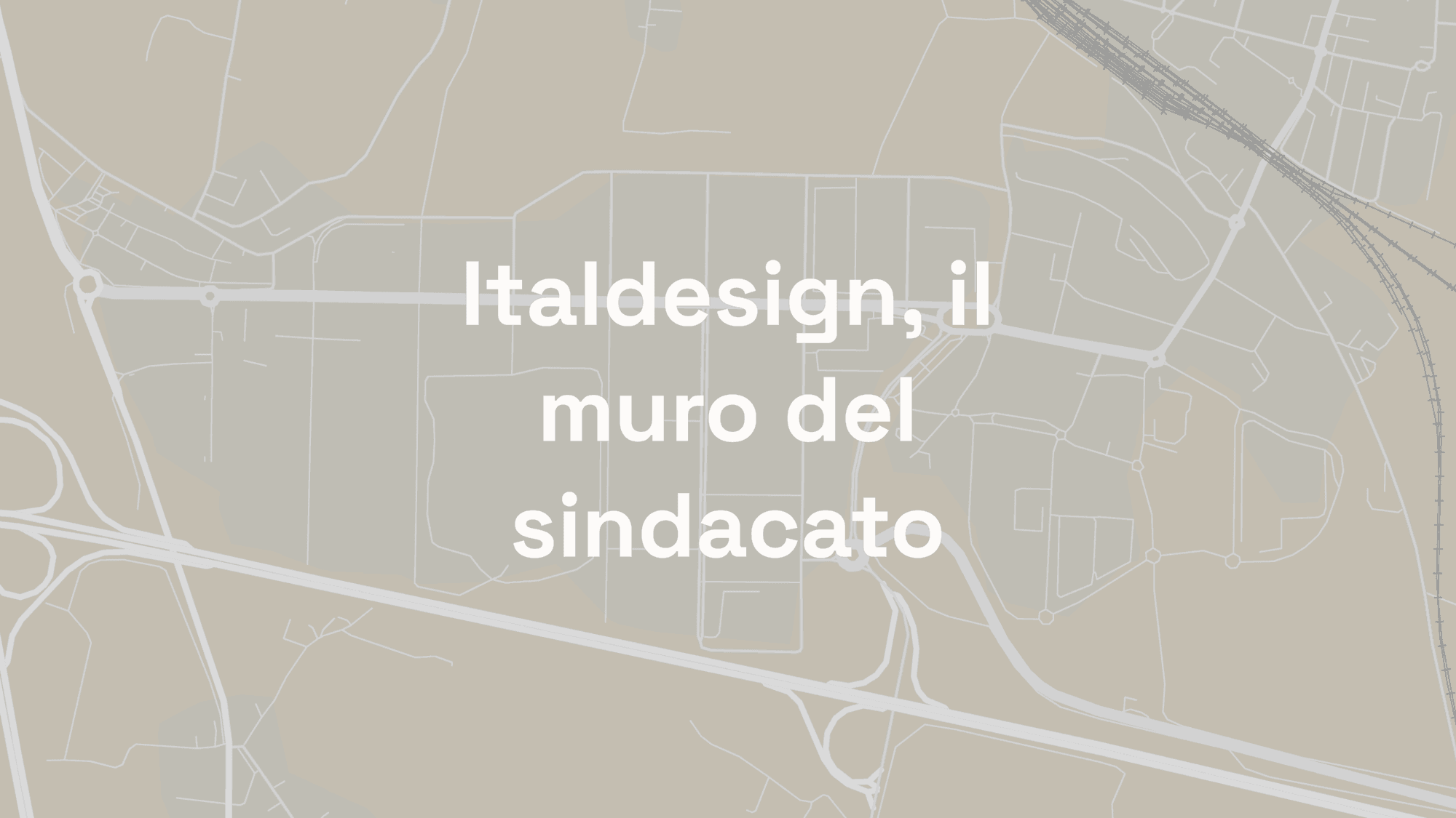 Italdesign, il muro del sindacato