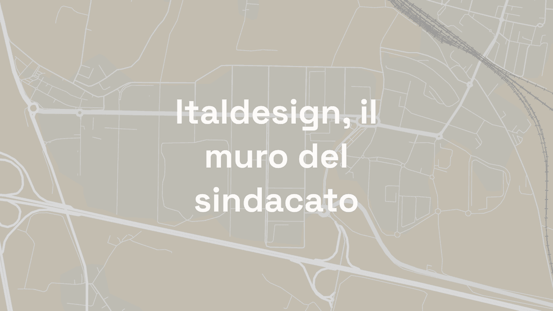 Italdesign, il muro del sindacato